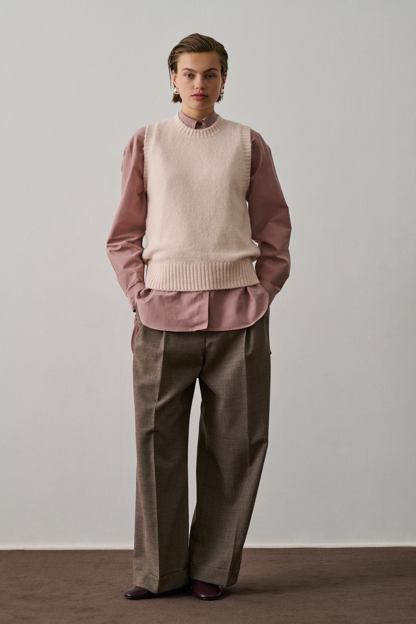 Pull Namaste - Rose Pâle - Femme
