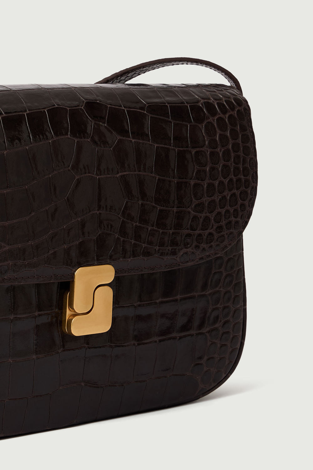 Sac Bellissima Maxi - Marron Foncé - Cuir - Femme